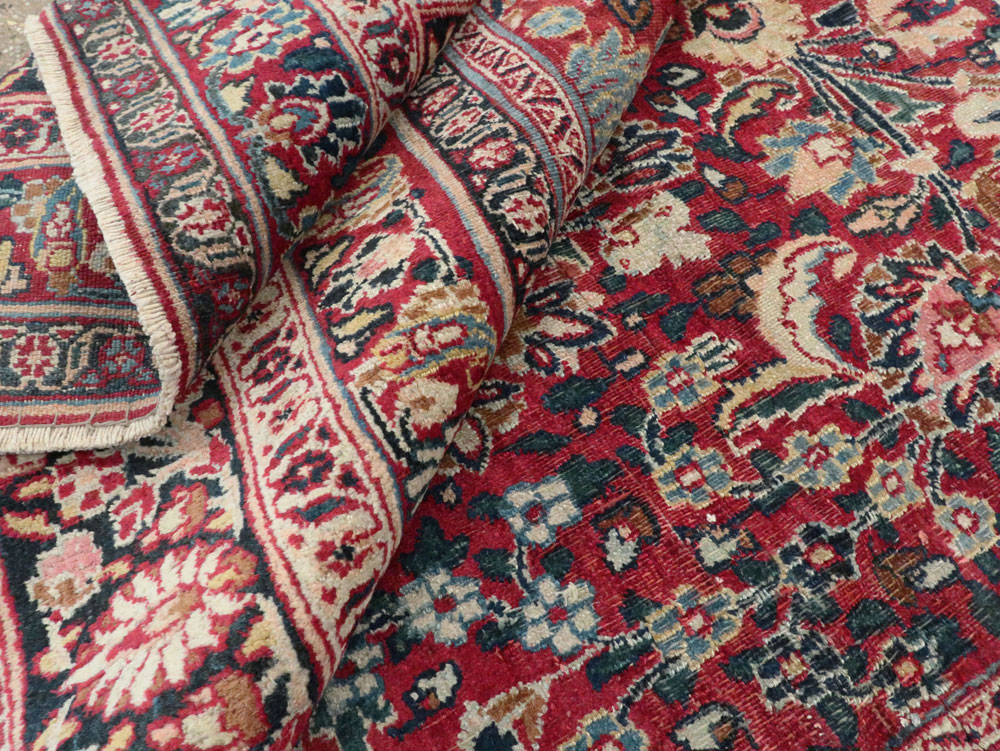 Antique Persian Mashad Carpet, No.24823 - Gss