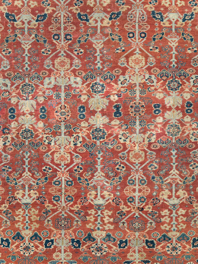 Antique Persian Mahal Carpet, No.24824 - Gss