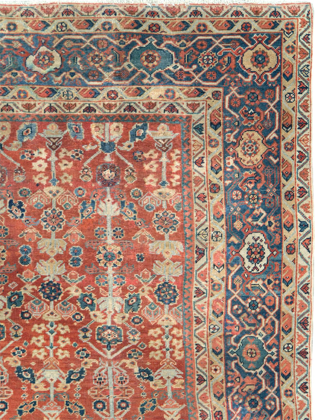 Antique Persian Mahal Carpet, No.24824 - Gss