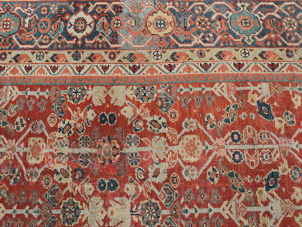 Antique Persian Mahal Carpet, No.24824 - Gss