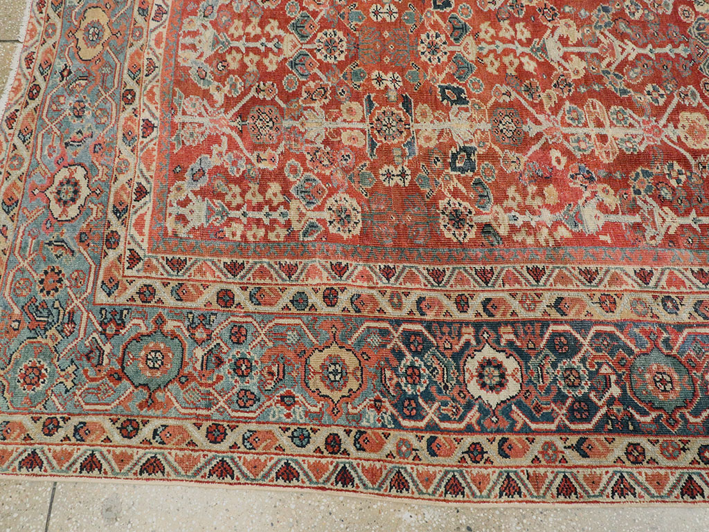 Antique Persian Mahal Carpet, No.24824 - Gss