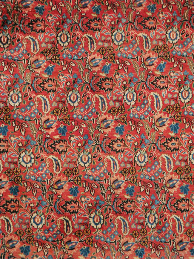 Vintage Persian Mashad Carpet, No.24825 - Gss