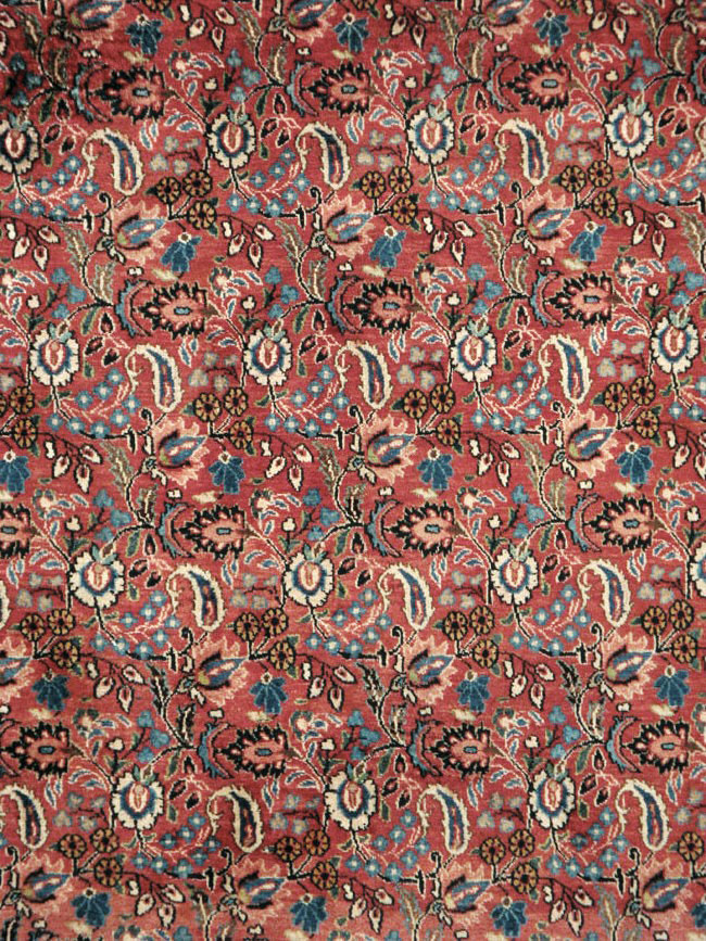 Vintage Persian Mashad Carpet, No.24825 - Gss
