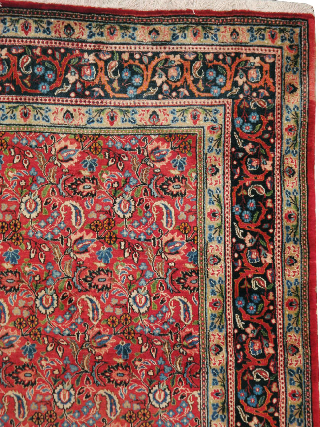 Vintage Persian Mashad Carpet, No.24825 - Gss