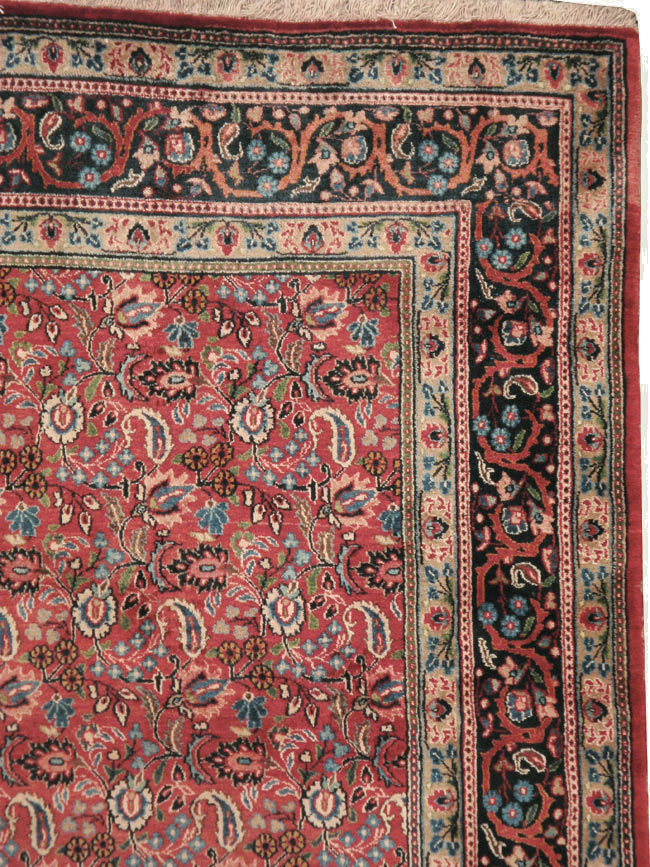Vintage Persian Mashad Carpet, No.24825 - Gss
