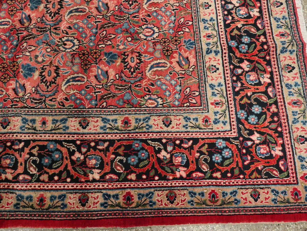 Vintage Persian Mashad Carpet, No.24825 - Gss