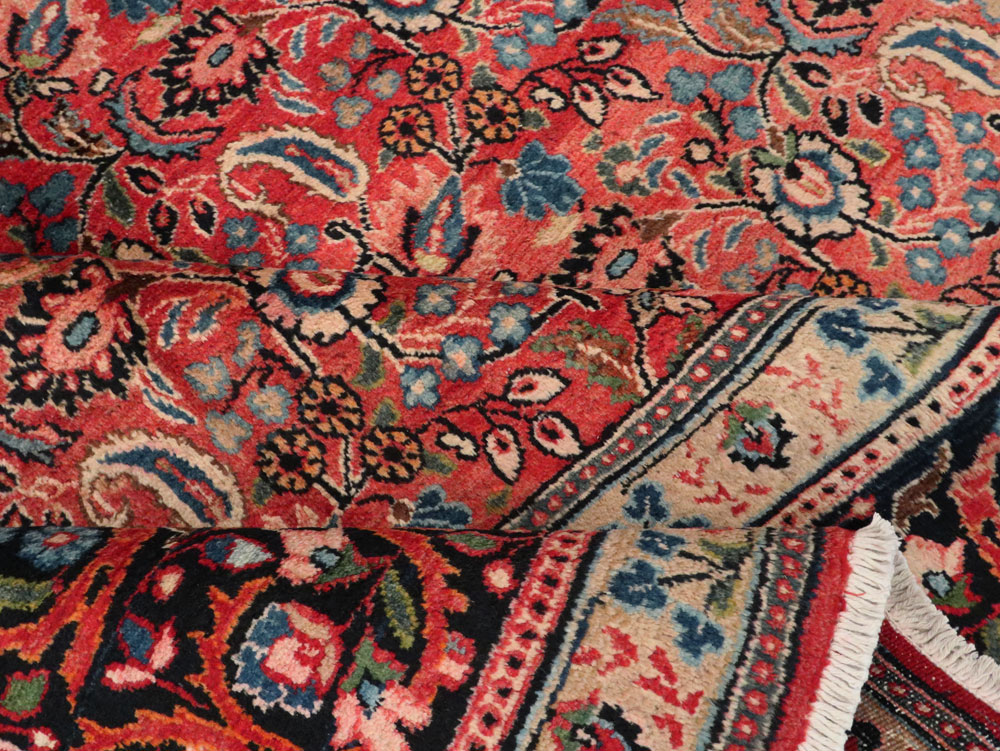 Vintage Persian Mashad Carpet, No.24825 - Gss