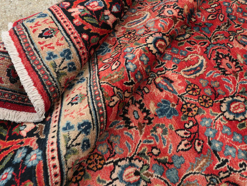 Vintage Persian Mashad Carpet, No.24825 - Gss