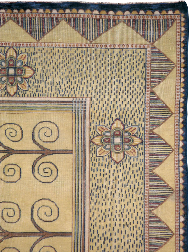 Vintage Indian Modern Rug, No.24834 - Gss