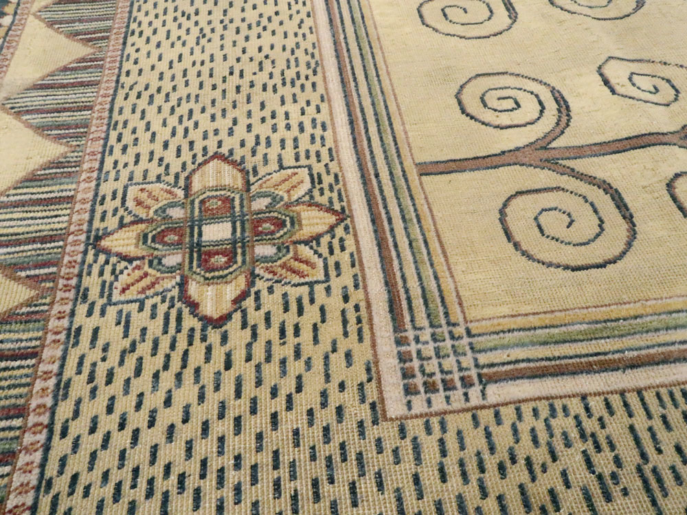 Vintage Indian Modern Rug, No.24834 - Gss