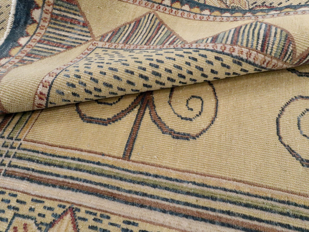 Vintage Indian Modern Rug, No.24834 - Gss