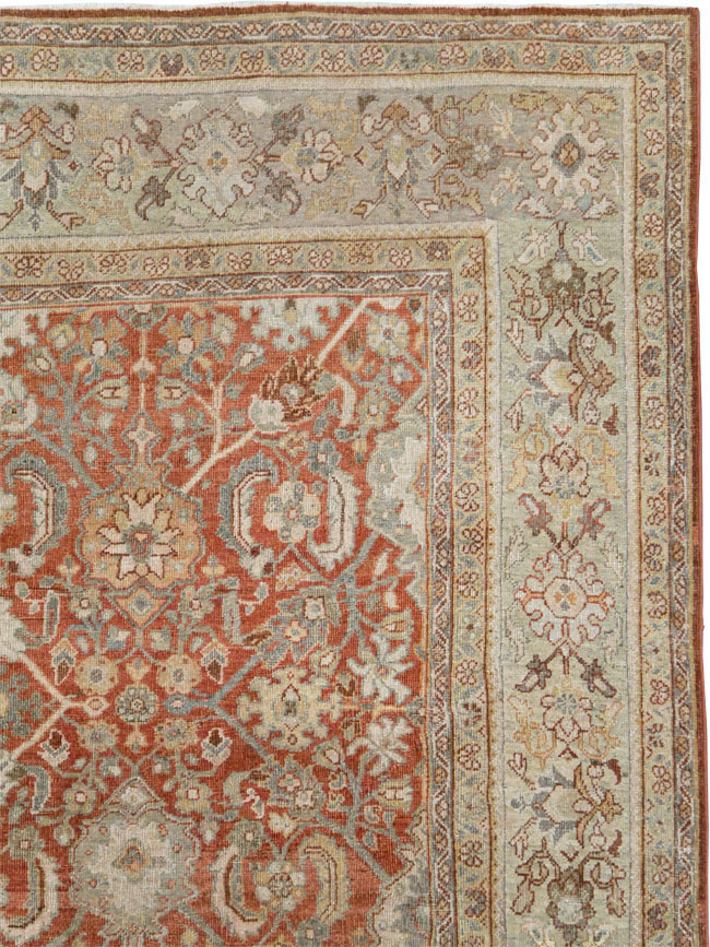 Antique Persian Mahal Room Size Carpet, No.24847 - Gss