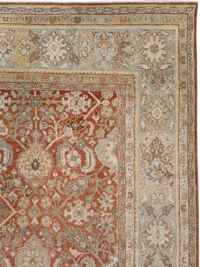 Antique Persian Mahal Room Size Carpet, No.24847 - Gss