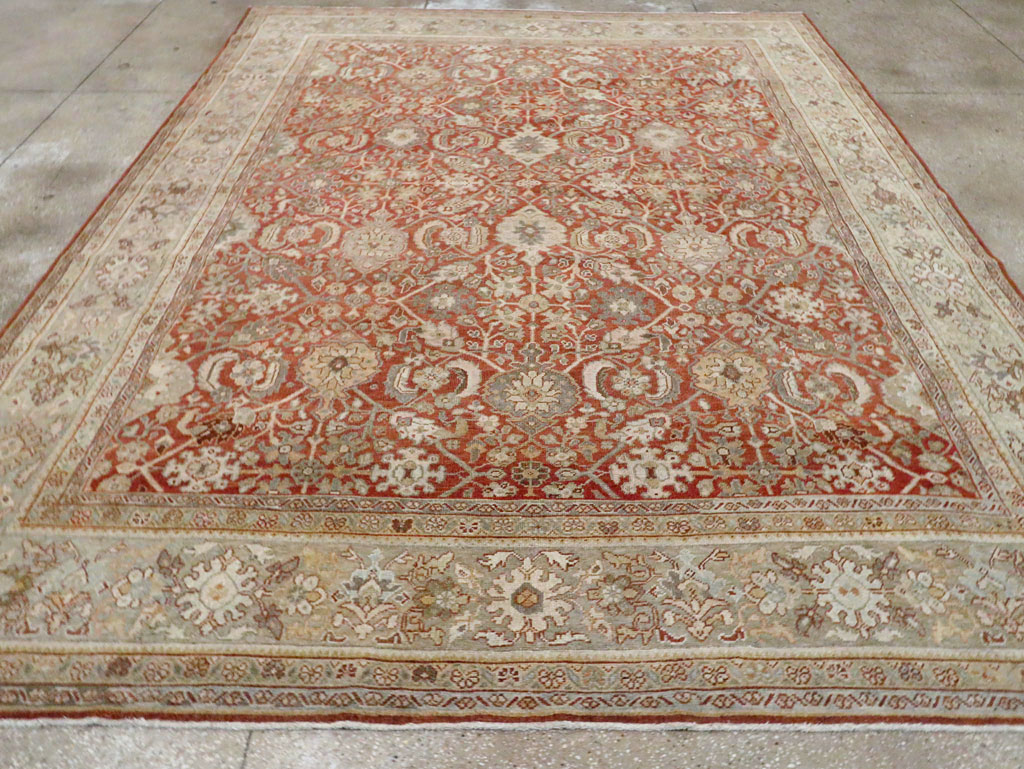 Antique Persian Mahal Room Size Carpet, No.24847 - Gss