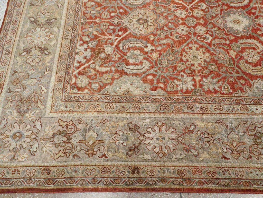 Antique Persian Mahal Room Size Carpet, No.24847 - Gss