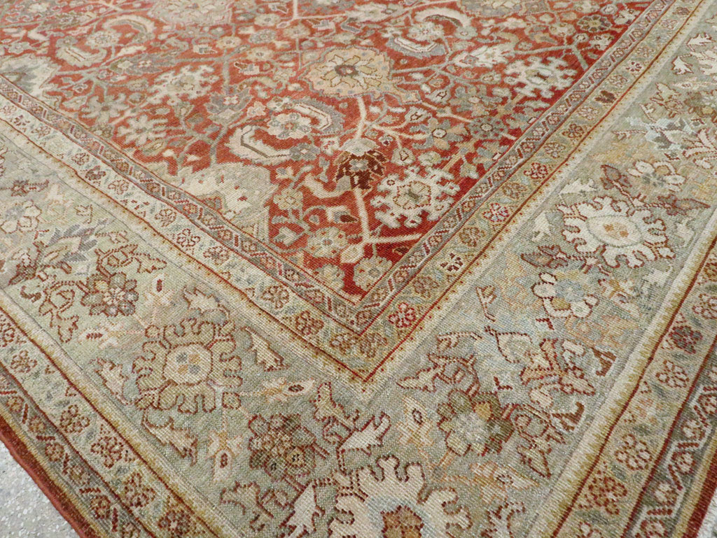 Antique Persian Mahal Room Size Carpet, No.24847 - Gss