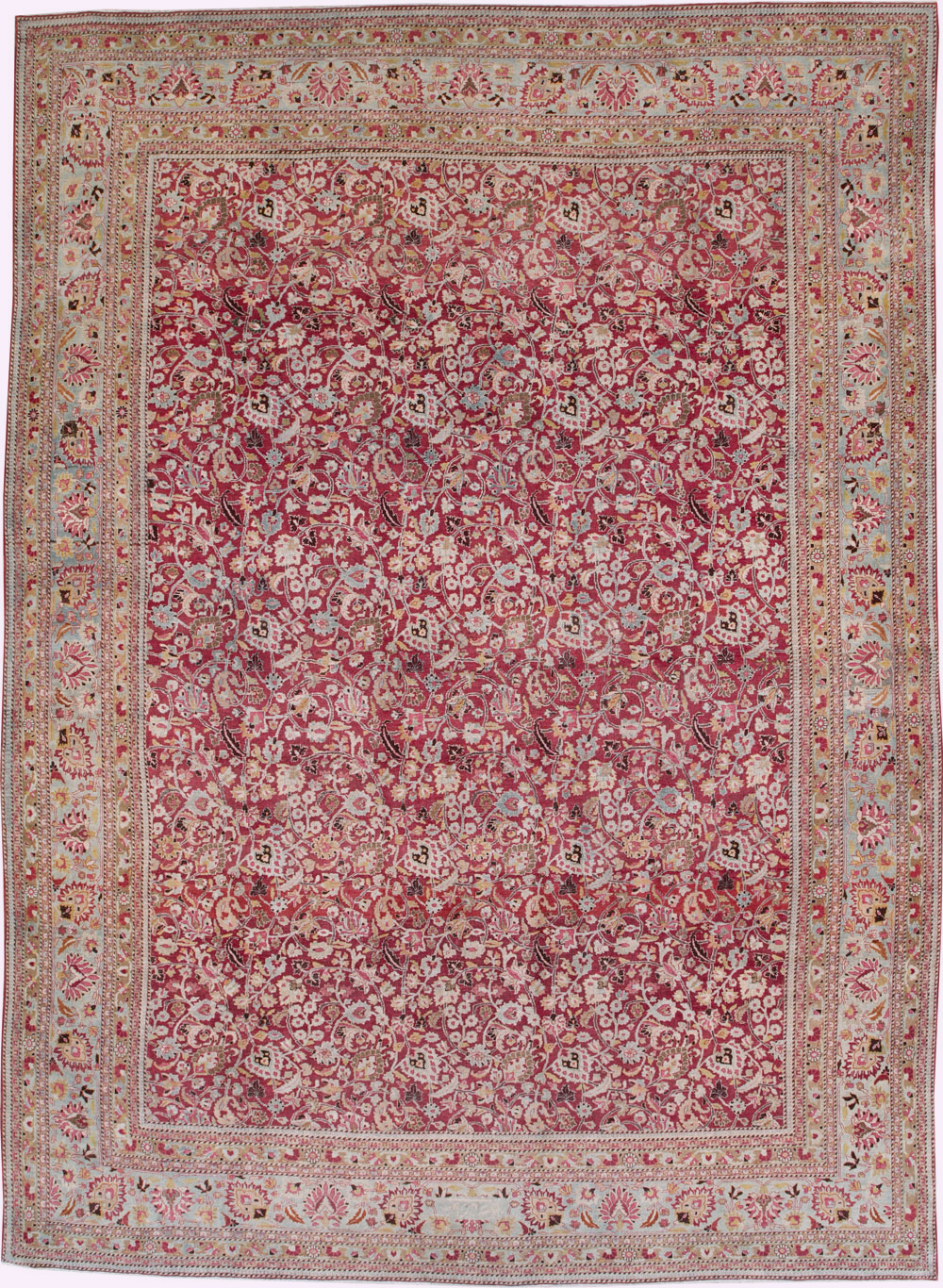 Antique Persian Mashad Carpet, No.24848 - Gss