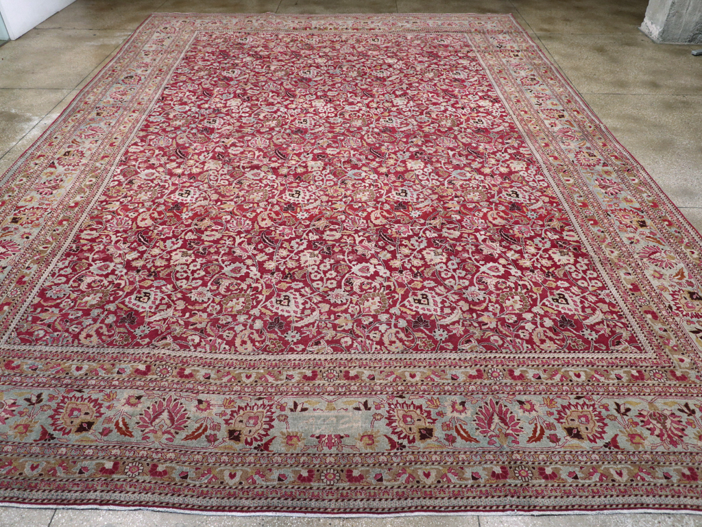 Antique Persian Mashad Carpet, No.24848 - Gss