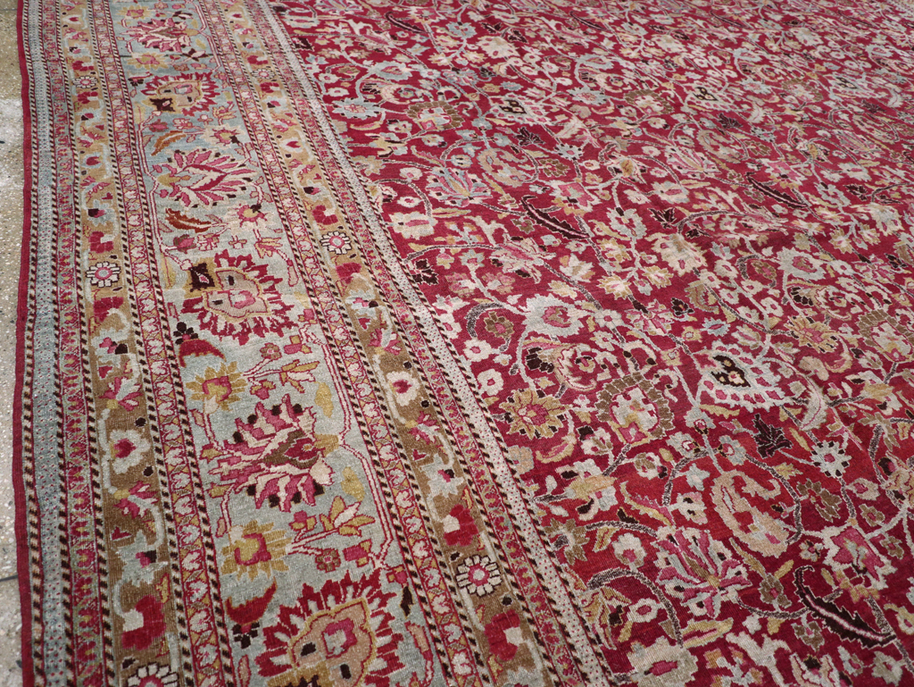 Antique Persian Mashad Carpet, No.24848 - Gss