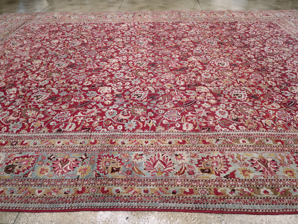 Antique Persian Mashad Carpet, No.24848 - Gss
