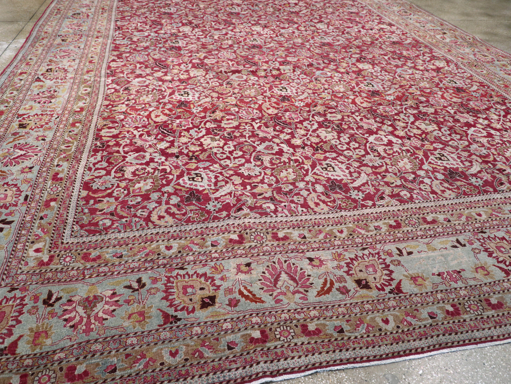 Antique Persian Mashad Carpet, No.24848 - Gss
