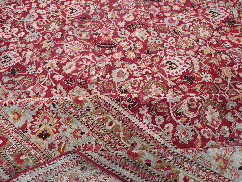 Antique Persian Mashad Carpet, No.24848 - Gss