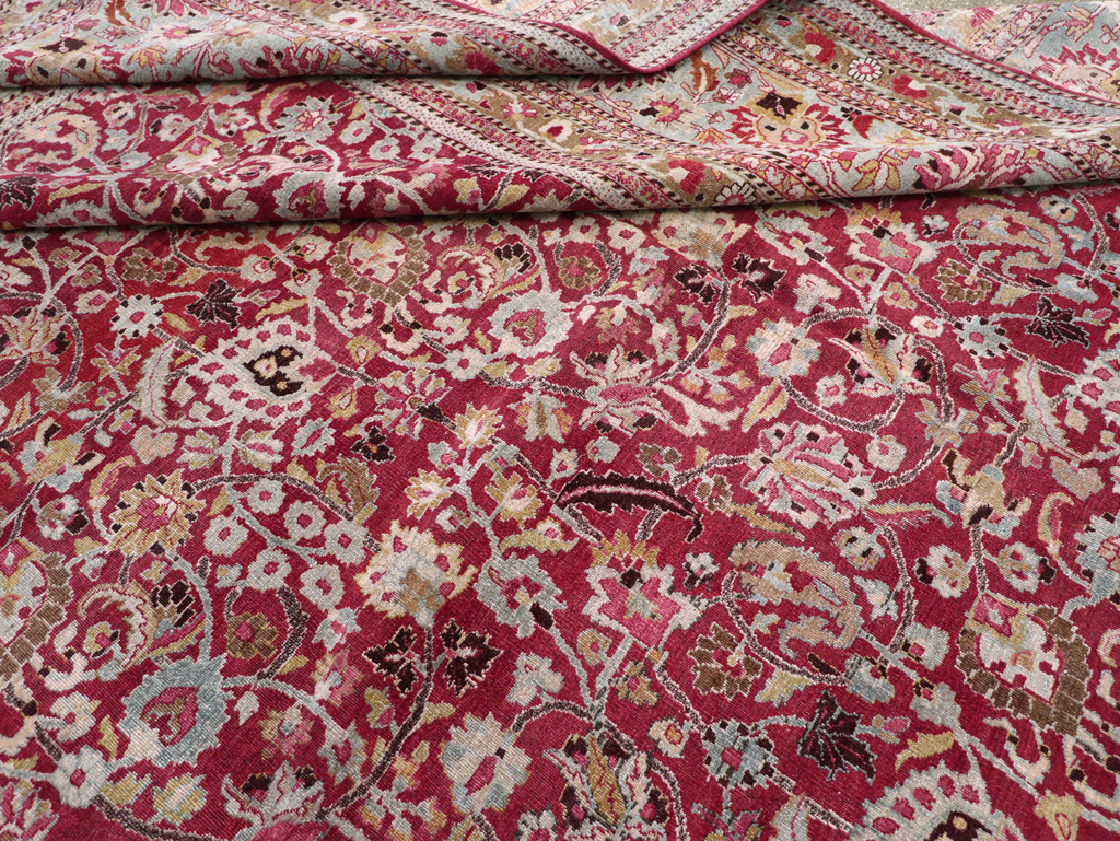 Antique Persian Mashad Carpet, No.24848 - Gss