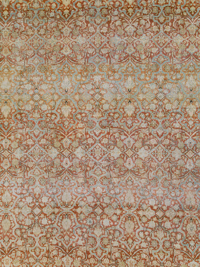 Antique Persian Kashan Carpet, No.24856 - Gss