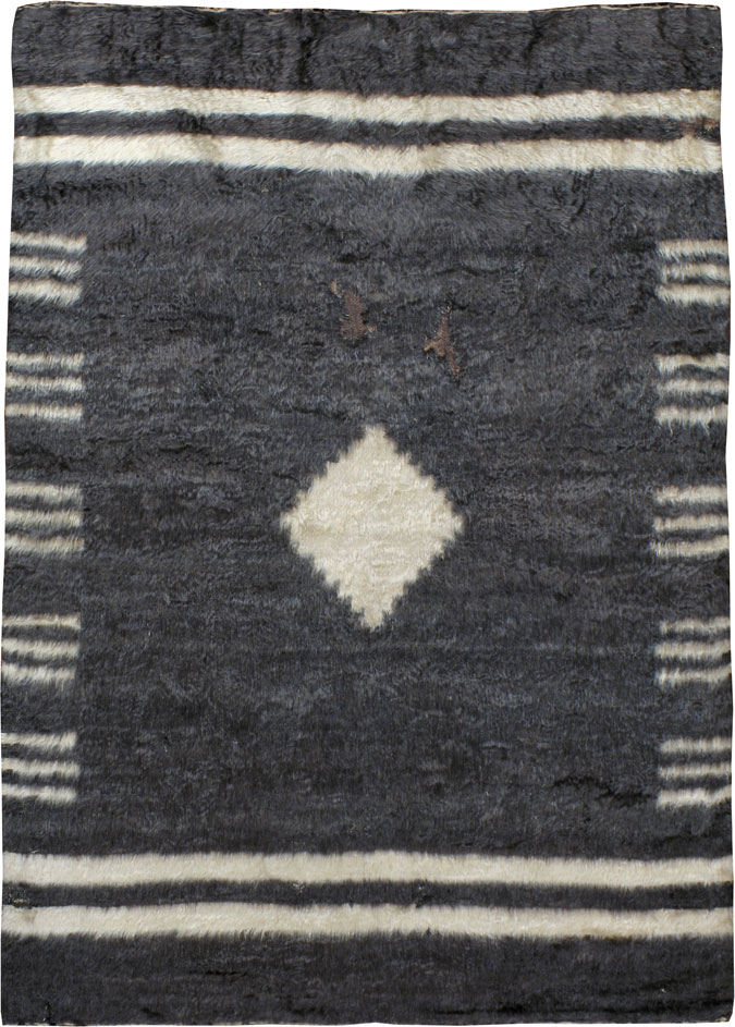 Vintage Turkish Mohair Rug, No.24866 - Gss