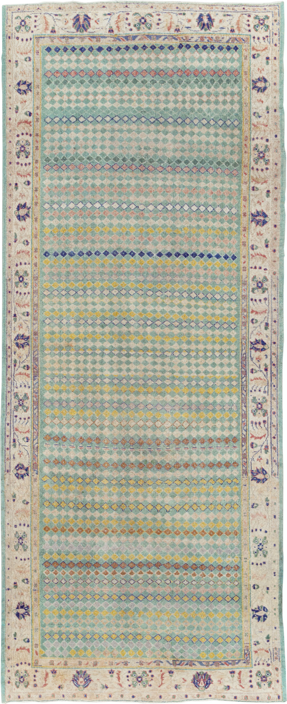 Vintage Turkish Anatolian Gallery Carpet, No.24867 - Gss