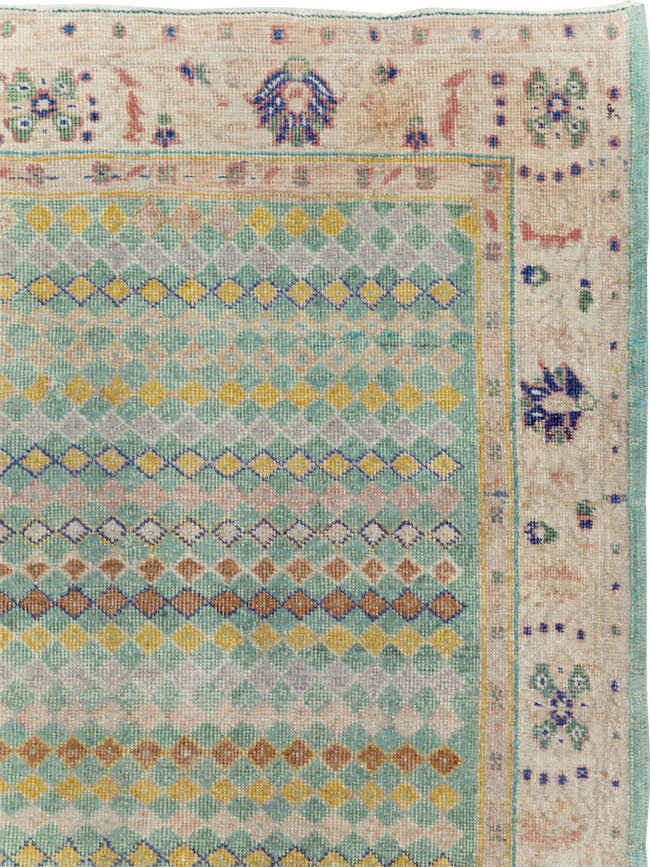 Vintage Turkish Anatolian Gallery Carpet, No.24867 - Gss