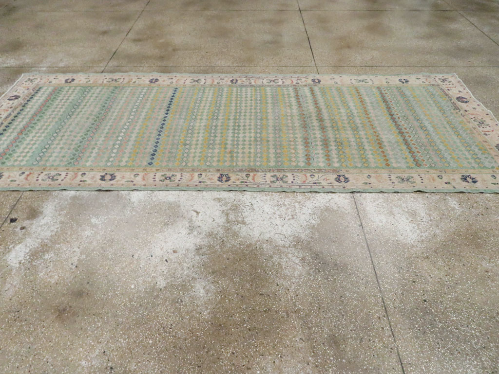 Vintage Turkish Anatolian Gallery Carpet, No.24867 - Gss