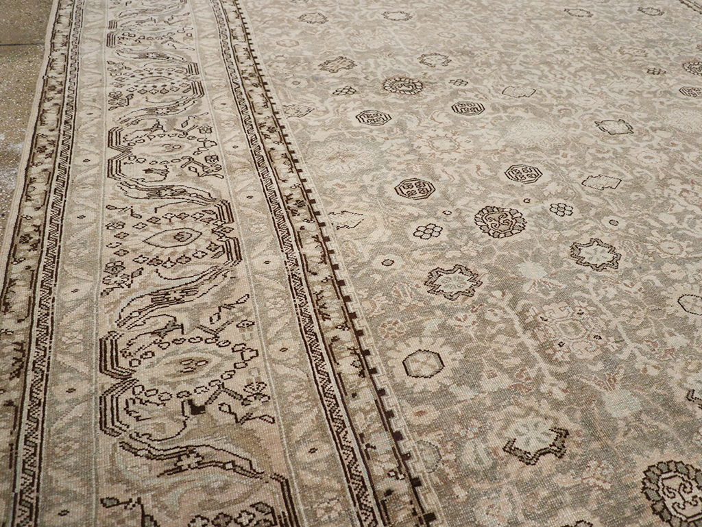 Vintage Persian Malayer Room Size Carpet, No.24871 - Gss