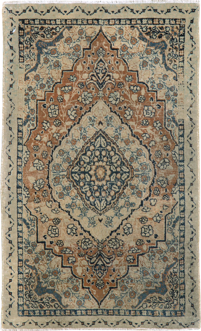 Antique Persian Tabriz Hagi Jalili Throw Rug, No.24874 - Gss