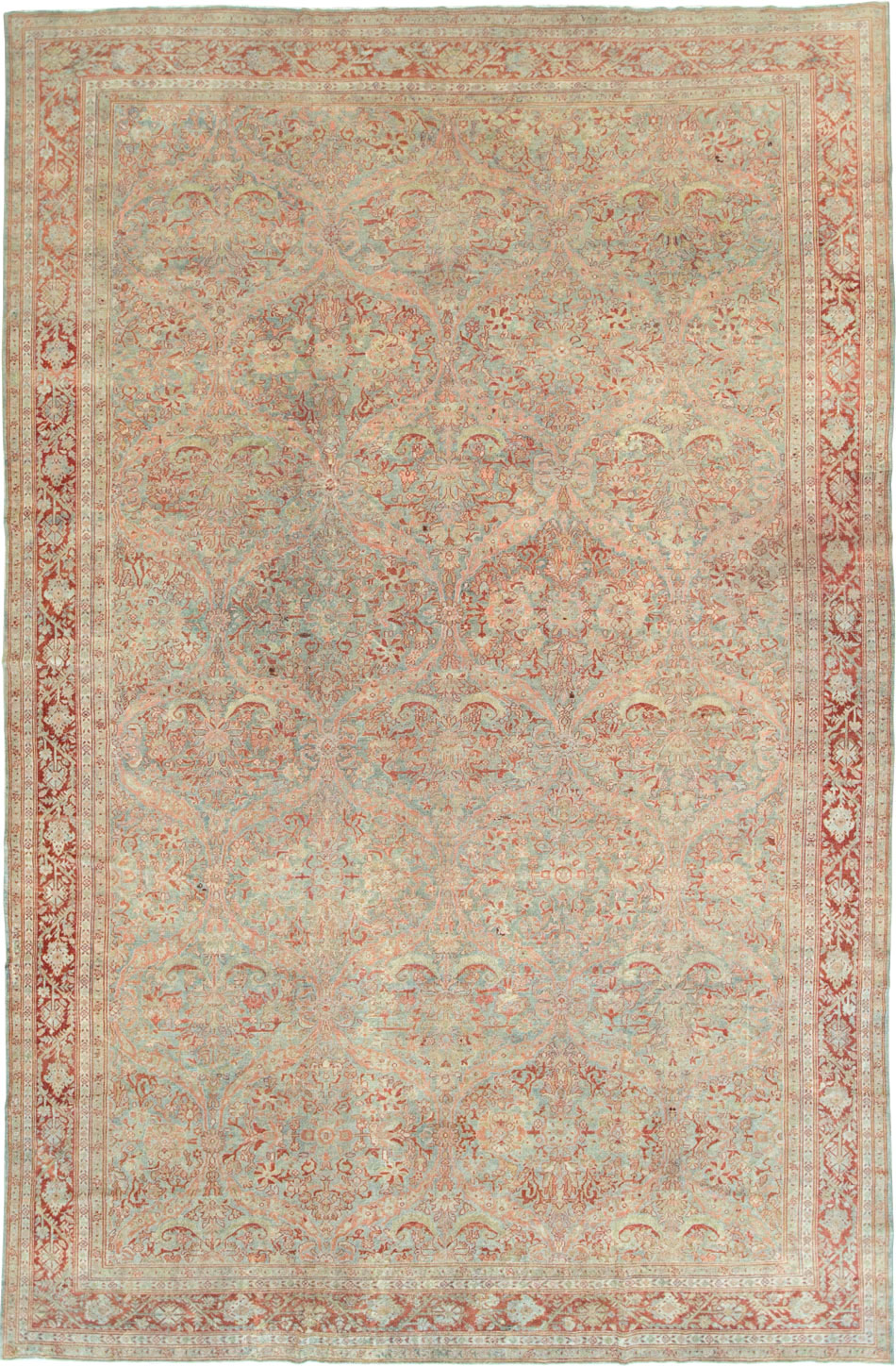 Antique Persian Mahal Large Carpet, No.24875 - Gss