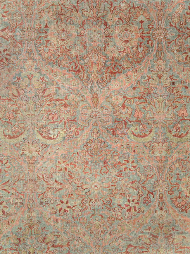 Antique Persian Mahal Large Carpet, No.24875 - Gss