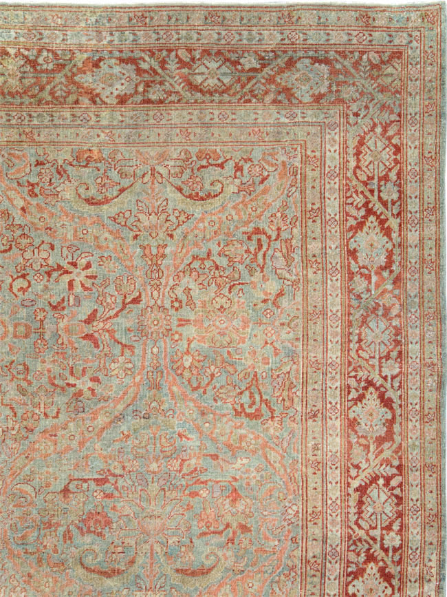 Antique Persian Mahal Large Carpet, No.24875 - Gss
