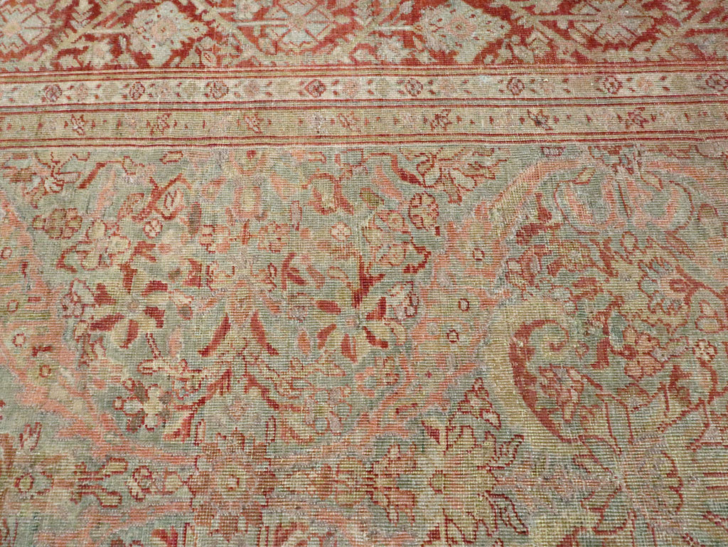 Antique Persian Mahal Large Carpet, No.24875 - Gss