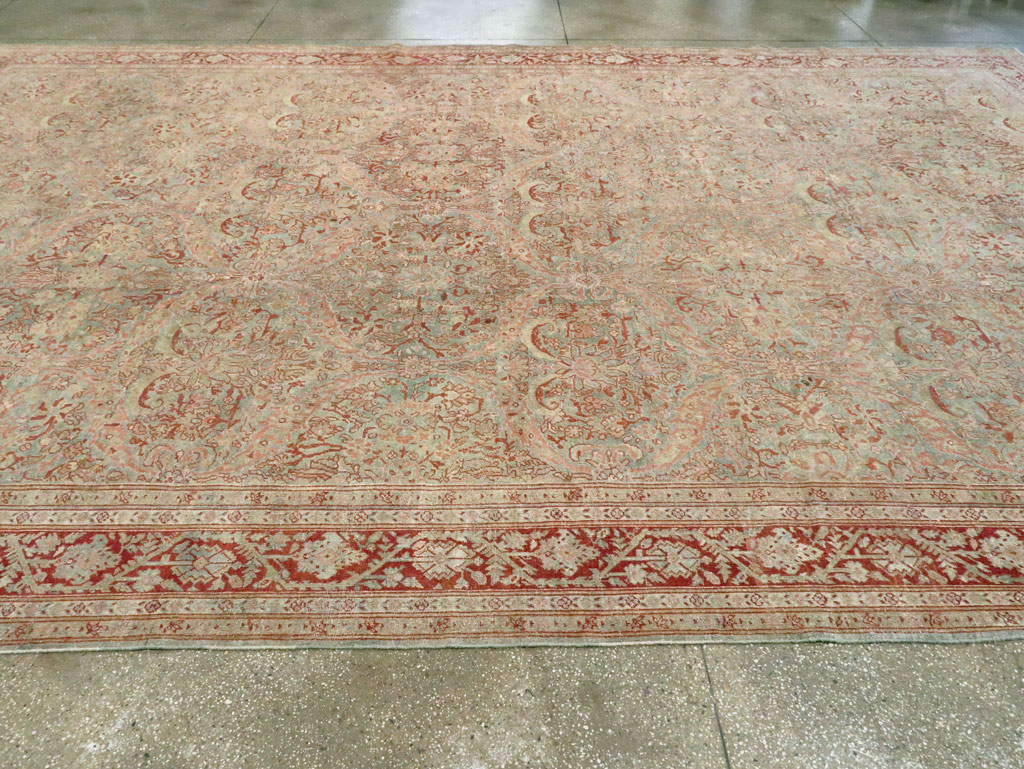 Antique Persian Mahal Large Carpet, No.24875 - Gss