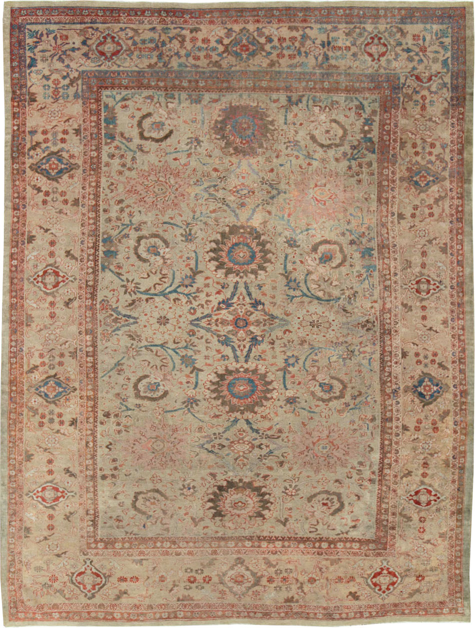 Antique Persian Sultanabad Carpet, No.24878 - Gss