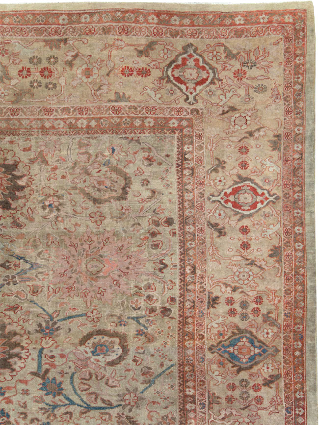 Antique Persian Sultanabad Carpet, No.24878 - Gss