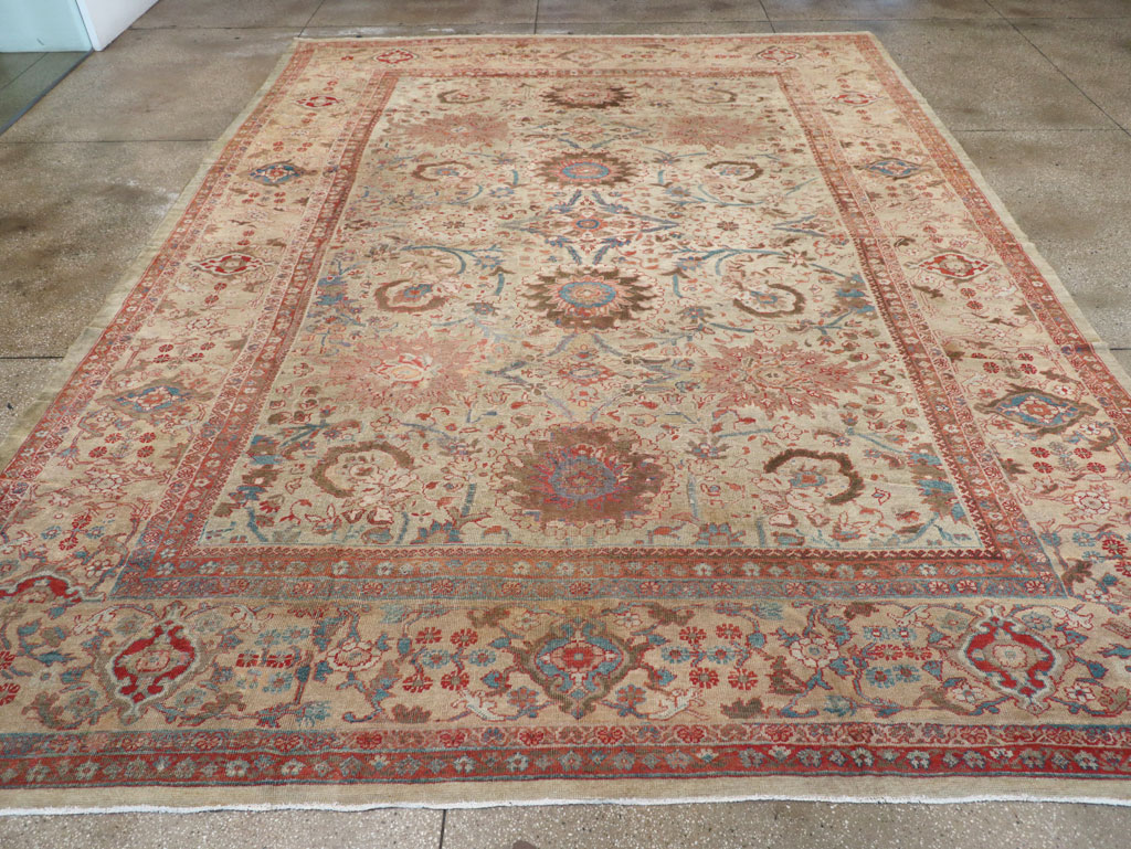 Antique Persian Sultanabad Carpet, No.24878 - Gss