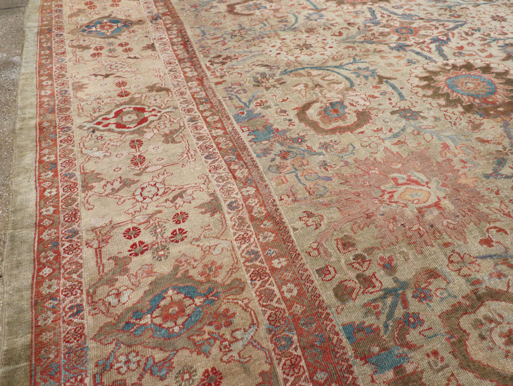 Antique Persian Sultanabad Carpet, No.24878 - Gss