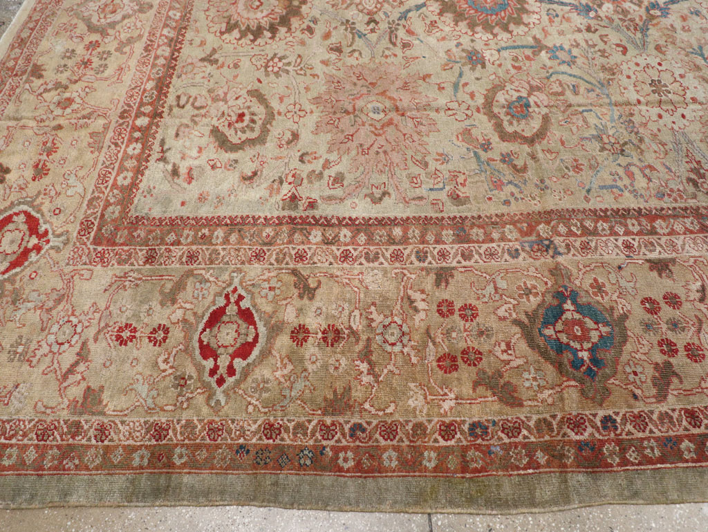 Antique Persian Sultanabad Carpet, No.24878 - Gss