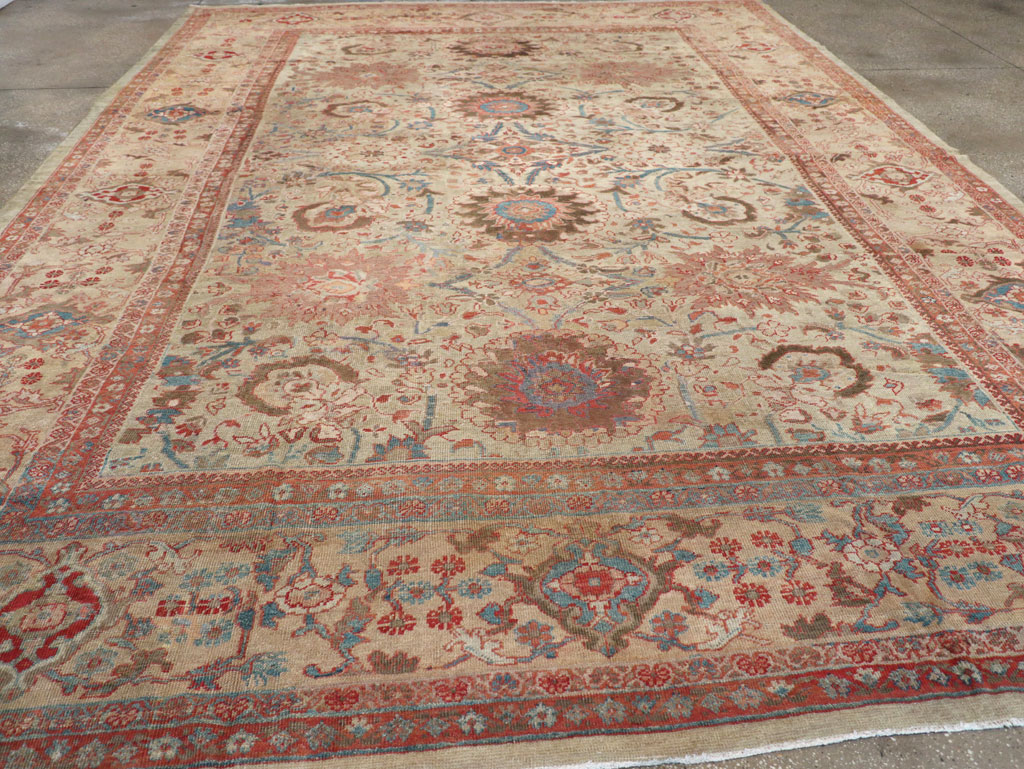 Antique Persian Sultanabad Carpet, No.24878 - Gss