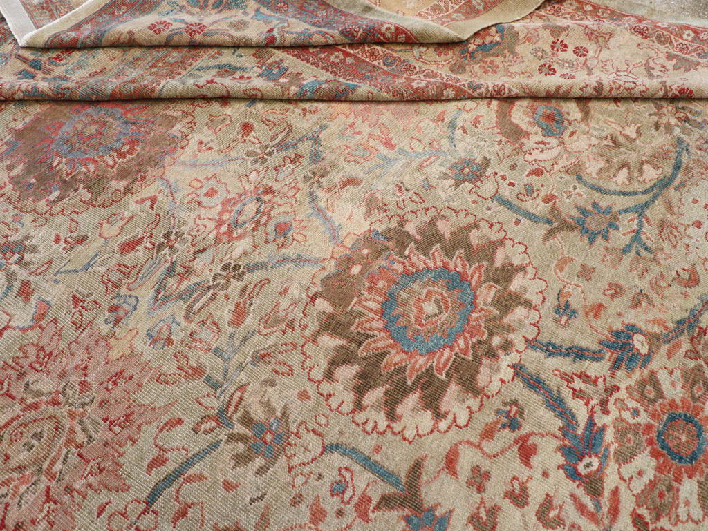 Antique Persian Sultanabad Carpet, No.24878 - Gss