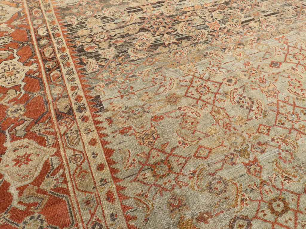 Antique Persian Malayer Carpet, No.24890 - Gss