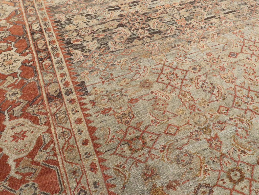 Antique Persian Malayer Carpet, No.24890 - Gss