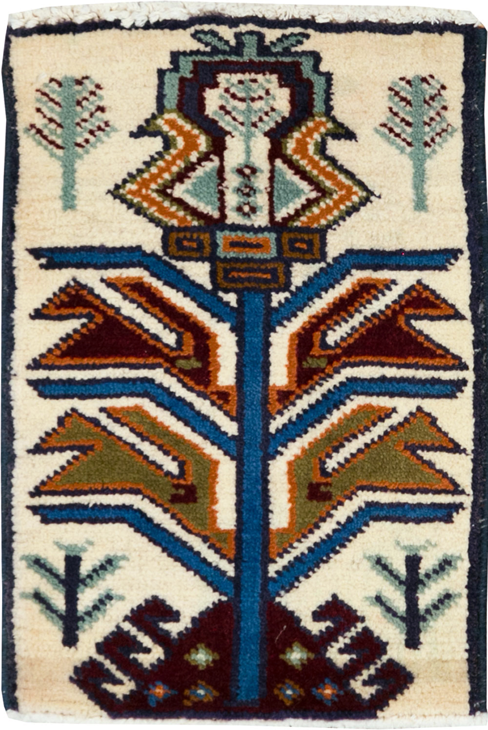 Vintage Persian Baluch Pictorial Rug (Pair: 1 of 2), No.24895 - Gss