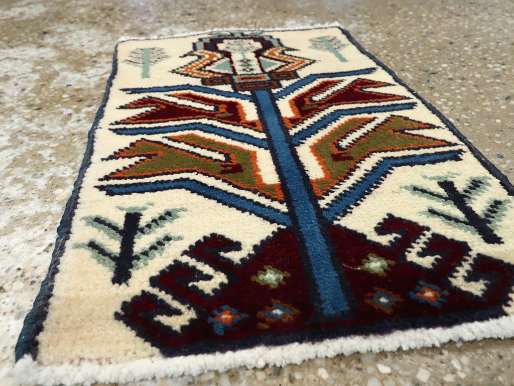 Vintage Persian Baluch Pictorial Rug (Pair: 1 of 2), No.24895 - Gss